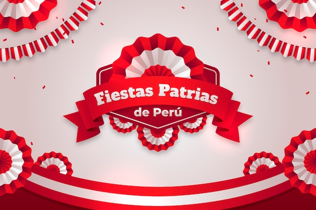 Vetor grátis fundo de festas de festas realistas com rosetas