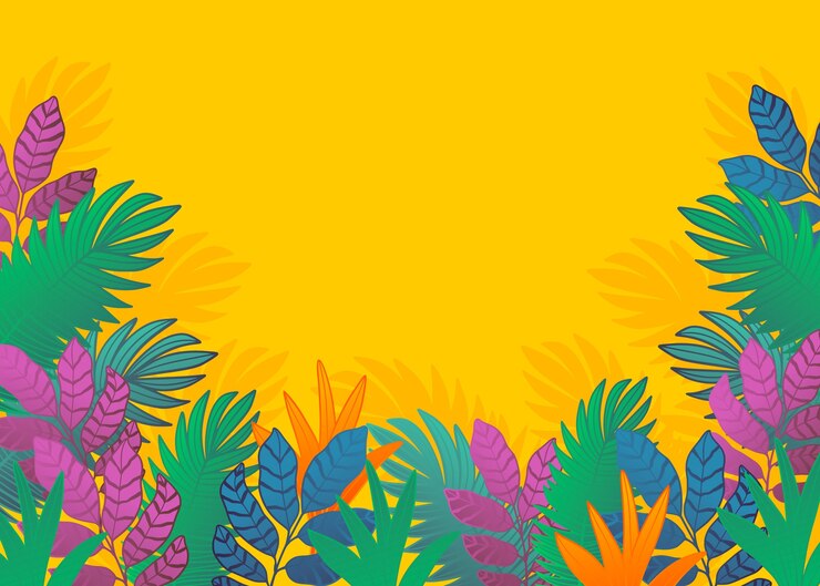 Vetor grátis fundo de folhas tropicais mão desenhada