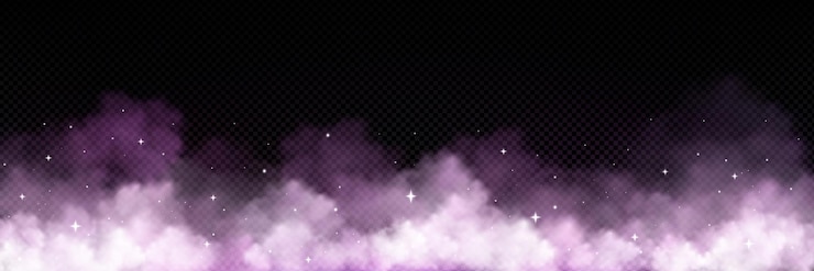 Vetor grátis fundo de fumaça abstrato realista com estrelas