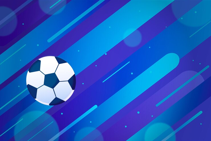 Vetor grátis fundo de futebol abstrato gradiente