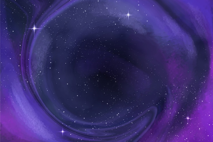 Vetor grátis fundo de galáxia em aquarela