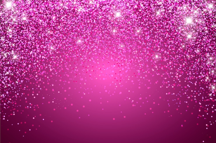 Vetor grátis fundo de glitter rosa escuro realista