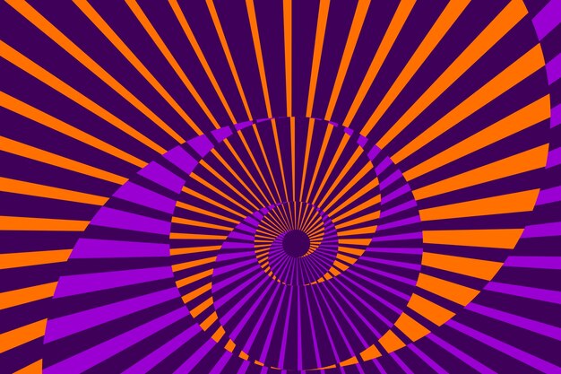 fundo de ilusão óptica de design plano