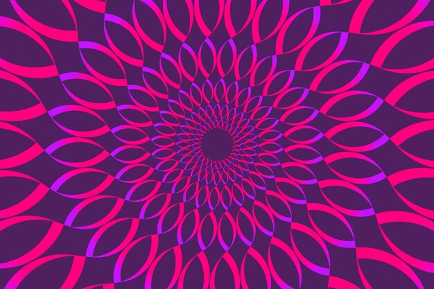 Fundo de ilusão óptica de gradiente