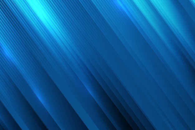 Fundo de linhas dinâmicas de gradiente azul