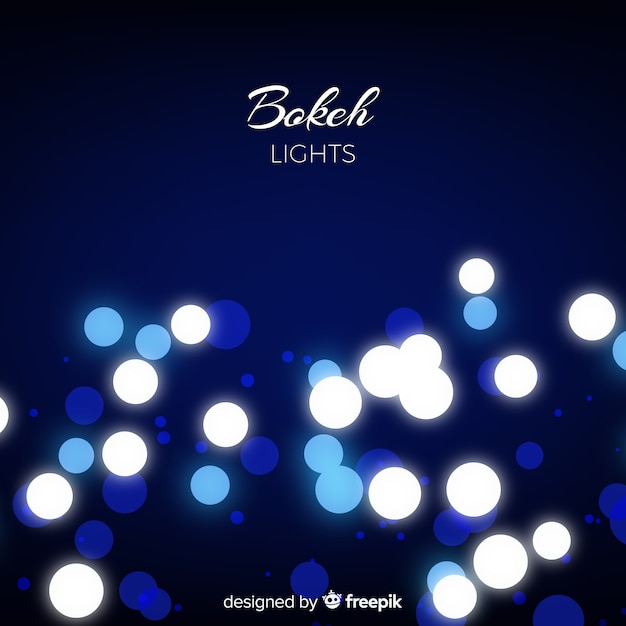 Fundo de luzes de bokeh