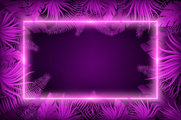 Fundo de luzes de néon