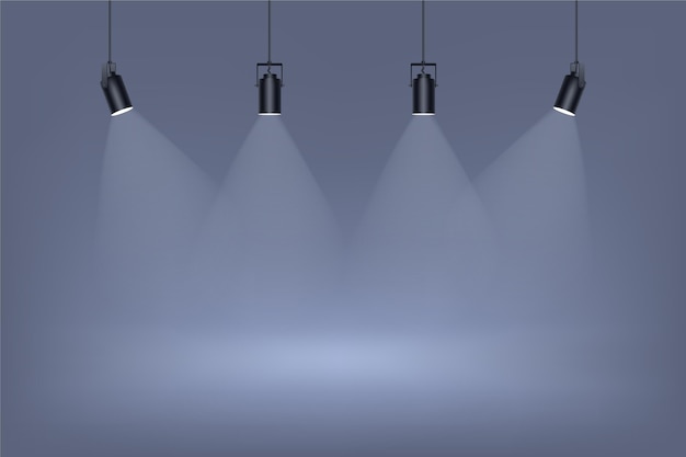Fundo de luzes do ponto
