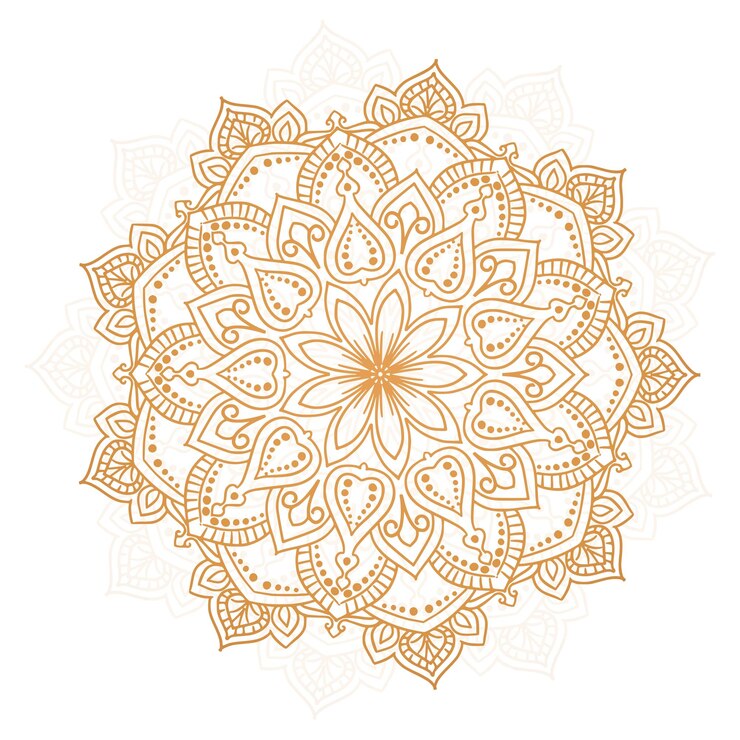 Vetor grátis fundo de mandala decorativo elegante