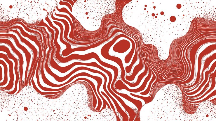 Vetor grátis fundo de mármore digital vermelho