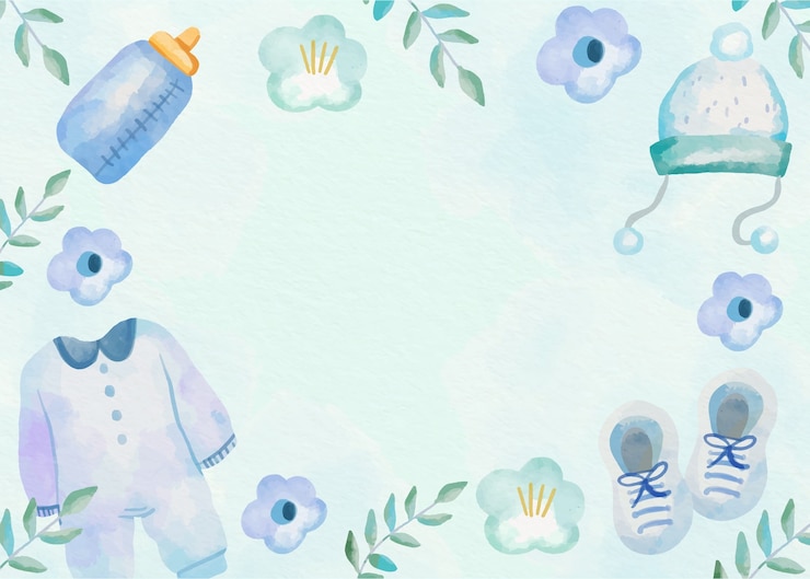 Vetor grátis fundo de menino aquarela