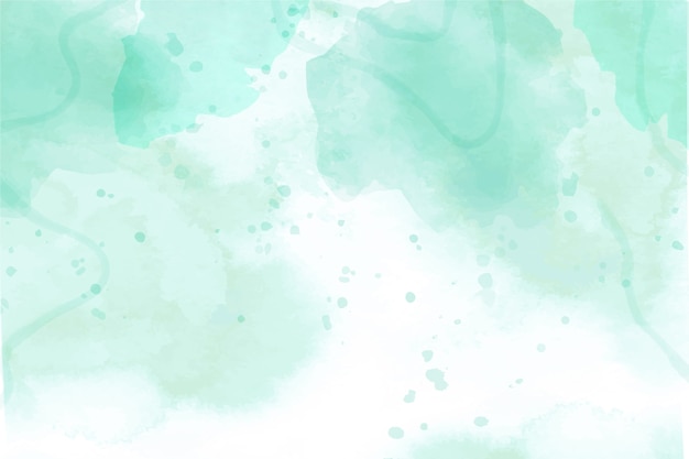 Fundo de menta aquarela