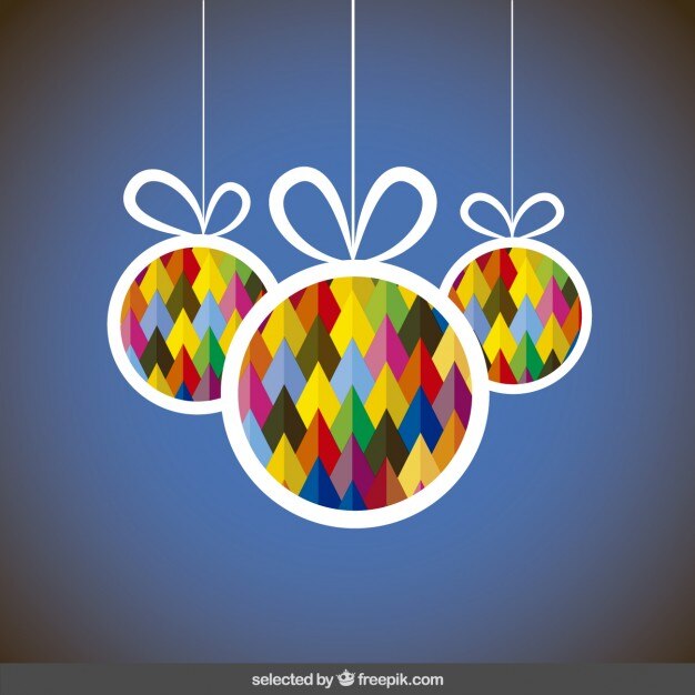Vetor grátis fundo de natal com bolinhas