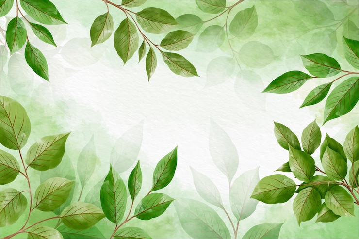 Vetor grátis fundo de natureza aquarela pintado à mão