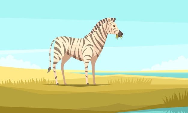 Fundo de natureza de zebra