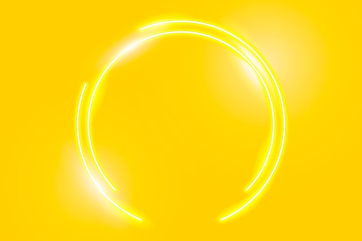 Vetor grátis fundo de neon amarelo gradiente