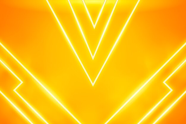 Fundo de neon amarelo gradiente