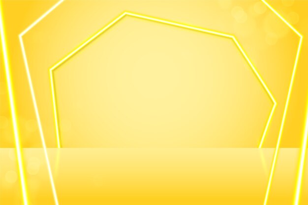 Fundo de neon amarelo gradiente