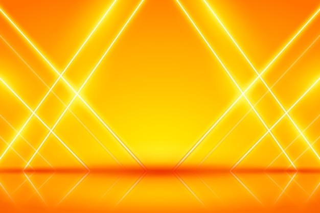 Fundo de neon amarelo gradiente