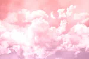 Vetor grátis fundo de nuvens de algodão de açúcar em aquarela