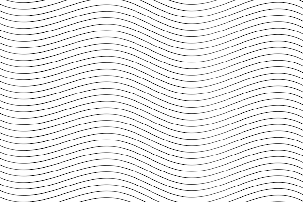 Vetor grátis fundo de padrão de linhas onduladas