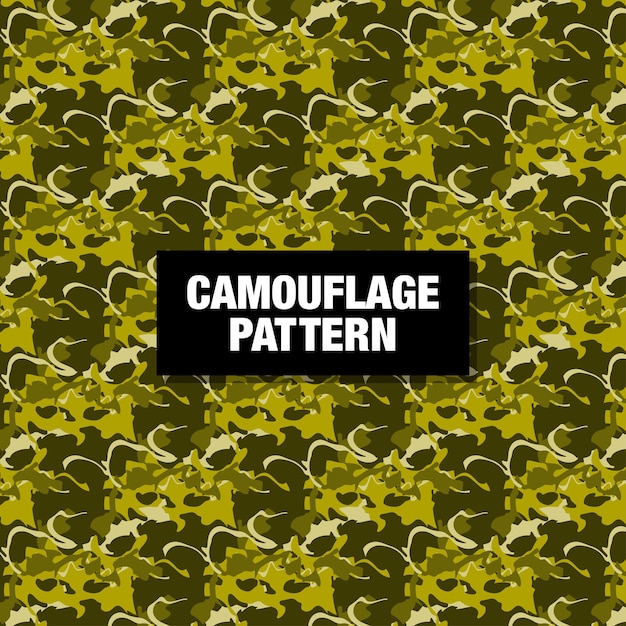 Fundo de padrão sem costura de camuflagem