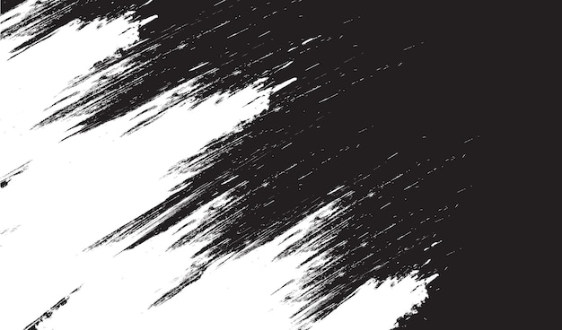 Vetor grátis fundo de pintura grunge preto e branco