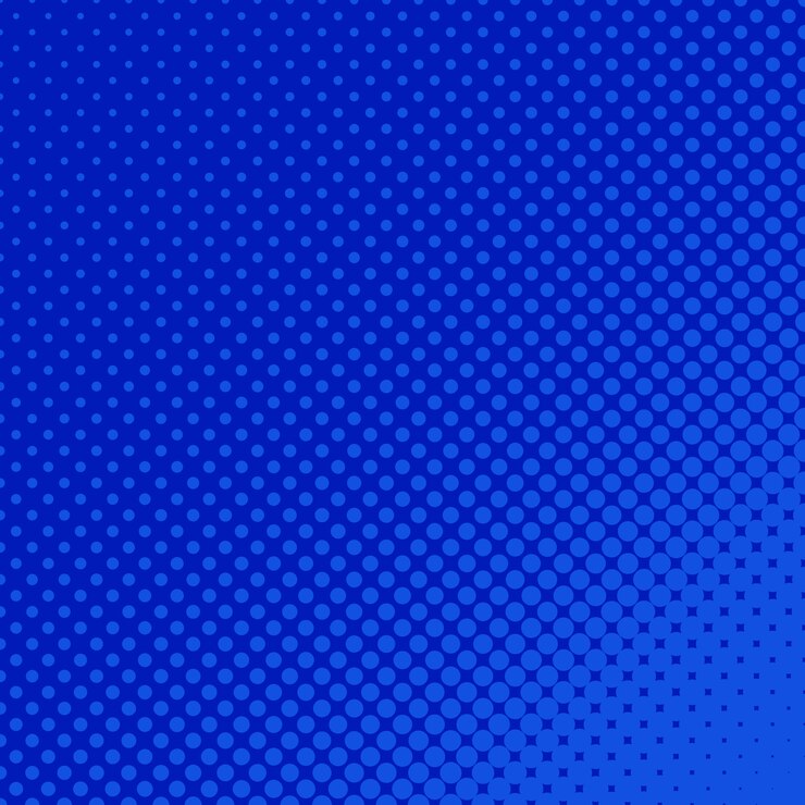 Fundo de pontos azuis escuros com tons semidimensionais
