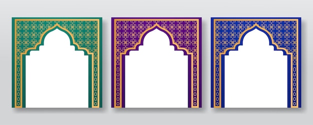 Vetor grátis fundo de postagem de mídia social de comemoração de ramadã kareem