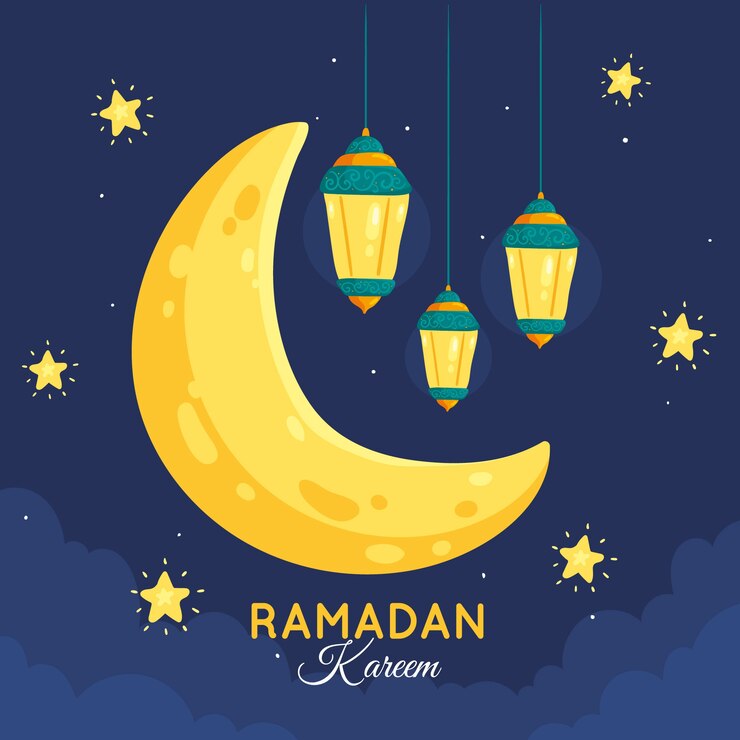 Vetor grátis fundo de ramadã desenhado à mão