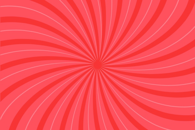 Fundo de redemoinho vermelho design plano