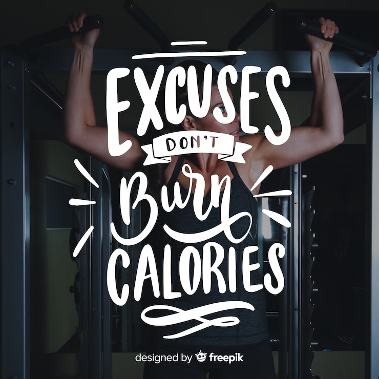 Vetor grátis fundo de rotulação motivacional esporte com foto