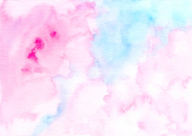 Vetor grátis fundo de textura abstrato azul rosa com aquarela