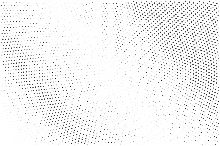 Vetor grátis fundo de textura de padrão grunge meio-tono preto e branco