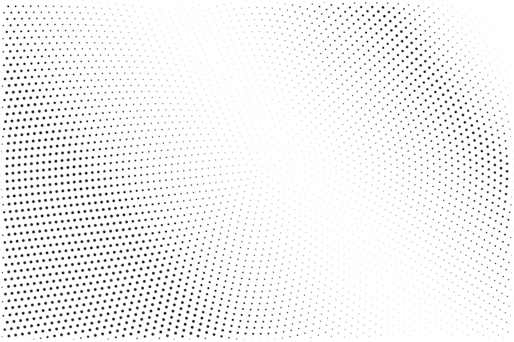 Vetor grátis fundo de textura de padrão grunge meio-tono preto e branco