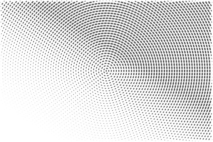 Vetor grátis fundo de textura de padrão grunge meio-tono preto e branco