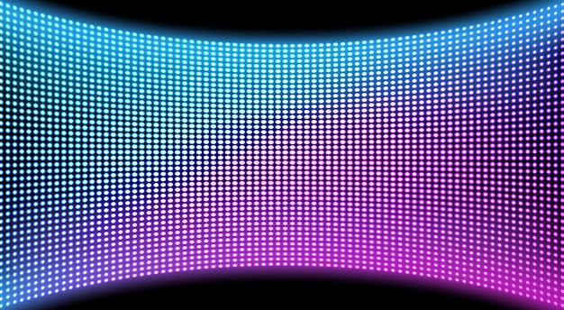 Vetor grátis fundo de textura de tela de parede de vídeo led, display