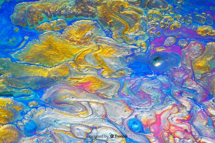 Vetor grátis fundo de tinta acrílica criativa