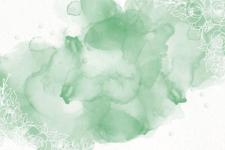 Vetor grátis fundo de tinta de álcool verde
