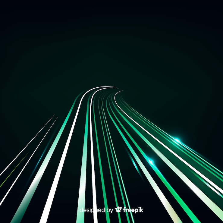 Vetor grátis fundo de trilha de luz de velocidade