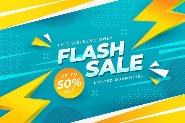 Fundo de venda em flash com desconto