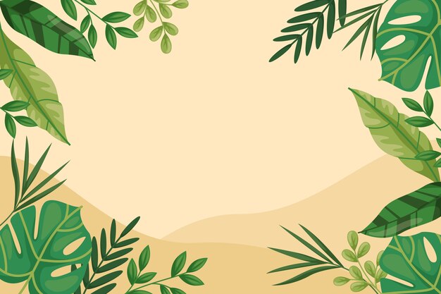 Fundo de verão desenhado à mão