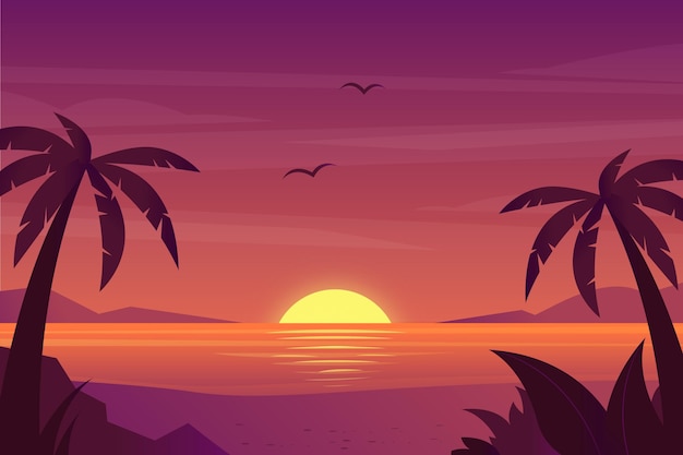 Fundo de verão para videochamadas
