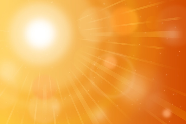 Vetor grátis fundo de verão quente gradiente