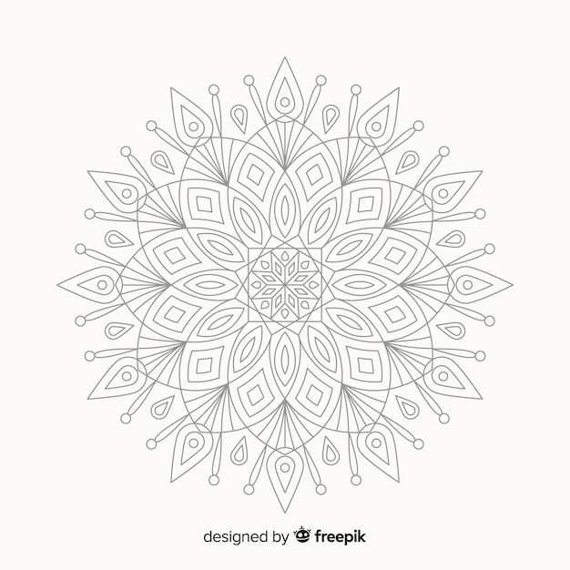 Fundo decorativo de mandala