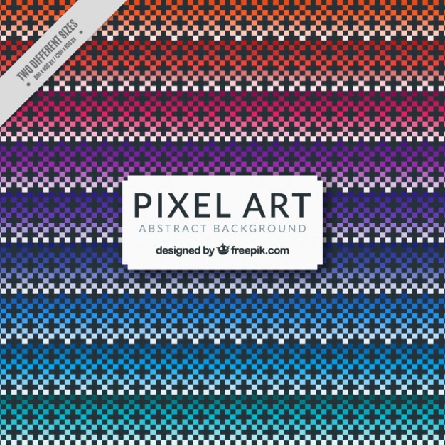 Vetor grátis fundo decorativo de pixels coloridos