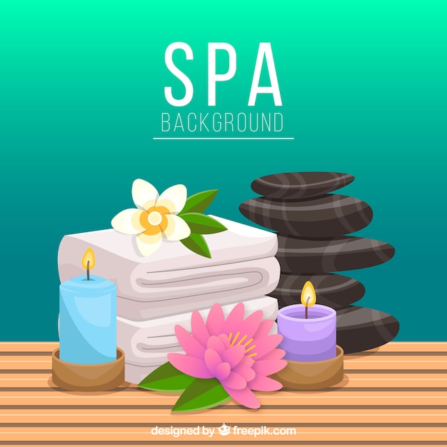 Fundo decorativo spa