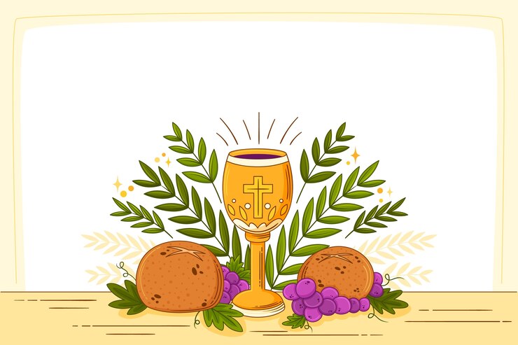 Vetor grátis fundo desenhado à mão para o palm sunday.