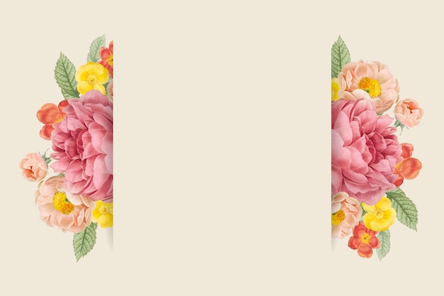 Fundo design floral