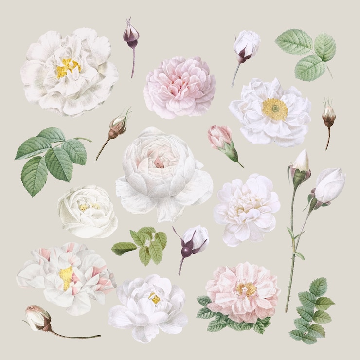 Vetor grátis fundo design floral